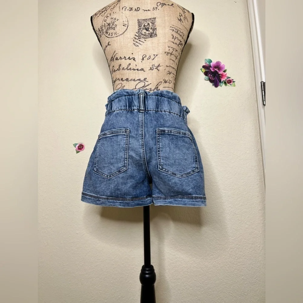 High Waist Y2K Denim Shorts